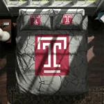 Temple Owls Cracked Texture Bedding Set Best Selling