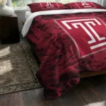 Temple Owls Red Mist Bedding Set Best Selling