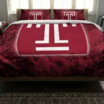 Temple Owls Red Mist Bedding Set Best Selling