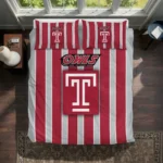 Temple Owls Stripe Style Bedding Set Best Selling