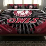 Temple Owls Sunburst Splatter Bedding Set Best Selling