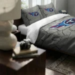 Tennessee Titans Cracked Texture Bedding Set Best Selling
