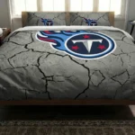 Tennessee Titans Cracked Texture Bedding Set Best Selling