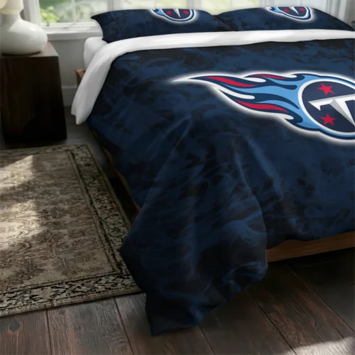 Tennessee Titans Red Mist Bedding Set Fashion Forward
