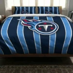 Tennessee Titans Stripe Style Bedding Set Best Selling