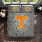 Tennessee Volunteers Cracked Texture Bedding Set Best Selling