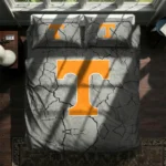 Tennessee Volunteers Cracked Texture Bedding Set Best Selling