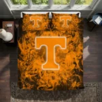 Tennessee Volunteers Bedding Set - Red Mist Orange Black 1 Tennessee Volunteers Red Mist Bedding Set Best Selling