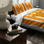 Tennessee Volunteers Stripe Style Bedding Set Best Selling