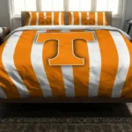 Tennessee Volunteers Stripe Style Bedding Set Best Selling