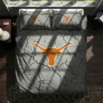 Texas Longhorns Cracked Texture Bedding Set Best Selling