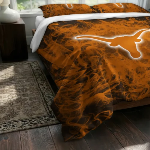 Texas Longhorns Red Mist Bedding Set Fashion Forward