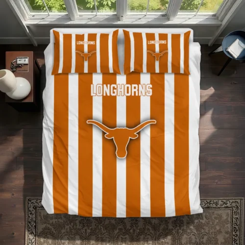 Texas Longhorns Stripe Style Bedding Set Best Selling