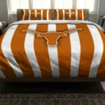 Texas Longhorns Stripe Style Bedding Set Best Selling