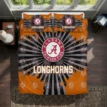 Texas Longhorns Sunburst Splatter Bedding Set Best Selling