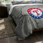 Texas Rangers Cracked Texture Bedding Set Best Selling