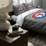 Texas Rangers Cracked Texture Bedding Set Best Selling