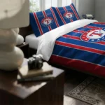 Texas Rangers Stripe Style Bedding Set Best Selling