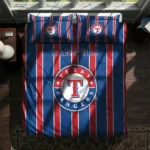 Texas Rangers Stripe Style Bedding Set Best Selling