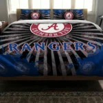 Texas Rangers Sunburst Splatter Bedding Set Best Selling