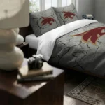 Texas State Bobcats Cracked Texture Bedding Set Best Selling