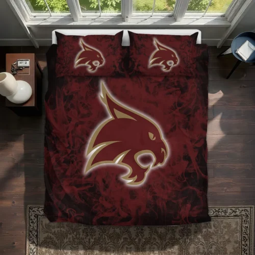 Texas State Bobcats Red Mist Bedding Set Best Selling