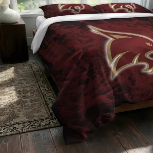 Texas State Bobcats Red Mist Bedding Set Fashion Forward