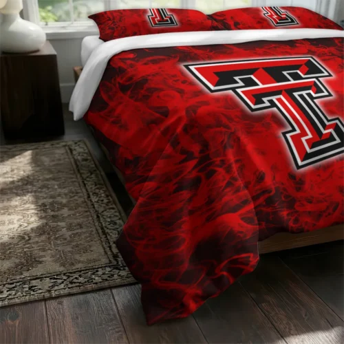 Texas Tech Red Raiders Red Mist Bedding Set Fashion Forward