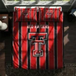 Texas Tech Red Raiders Stripe Style Bedding Set Best Selling