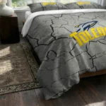 Toledo Rockets Cracked Texture Bedding Set Best Selling