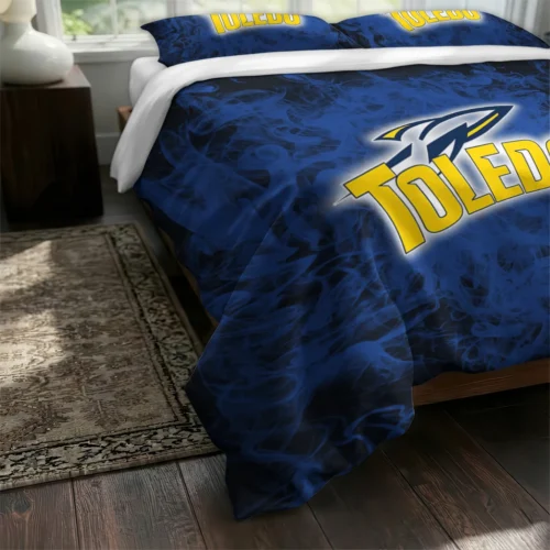 Toledo Rockets Red Mist Bedding Set Fashion Forward