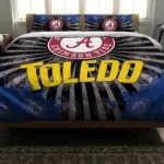 Toledo Rockets Sunburst Splatter Bedding Set Best Selling