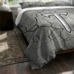 Troy Trojans Cracked Texture Bedding Set Best Selling