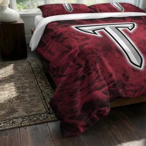 Troy Trojans Red Mist Bedding Set Fashion Forward