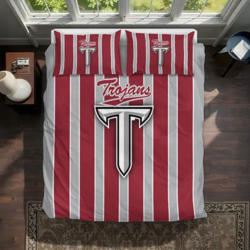 Troy Trojans Stripe Style Bedding Set Best Selling