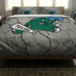 Tulane Green Wave Cracked Texture Bedding Set Best Selling