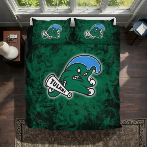 Tulane Green Wave Red Mist Bedding Set Best Selling