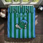 Tulane Green Wave Stripe Style Bedding Set Best Selling