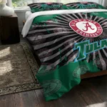 Tulane Green Wave Sunburst Splatter Bedding Set Best Selling