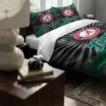 Tulane Green Wave Sunburst Splatter Bedding Set Best Selling