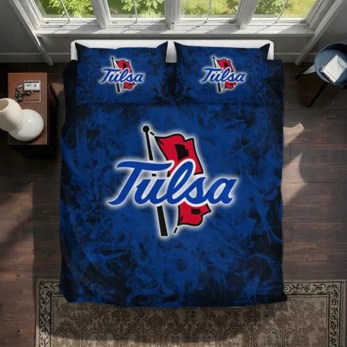 Tulsa Golden Hurricane Red Mist Bedding Set Best Selling