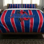 Tulsa Golden Hurricane Stripe Style Bedding Set Best Selling