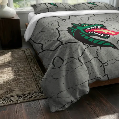 Uab Blazers Cracked Texture Bedding Set Fashion Forward