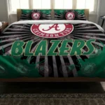 Uab Blazers Sunburst Splatter Bedding Set Best Selling