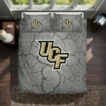 Ucf Knights Cracked Texture Bedding Set Best Selling