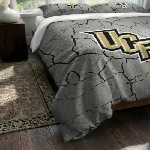 Ucf Knights Cracked Texture Bedding Set Fashion Forward