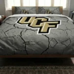 Ucf Knights Cracked Texture Bedding Set Best Selling