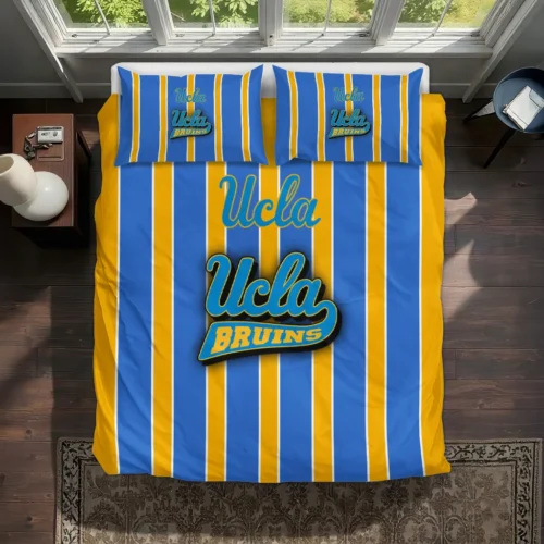 Ucla Bruins Stripe Style Bedding Set Best Selling