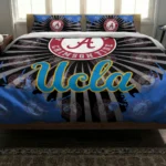 Ucla Bruins Sunburst Splatter Bedding Set Best Selling