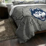 Uconn Huskies Cracked Texture Bedding Set Best Selling